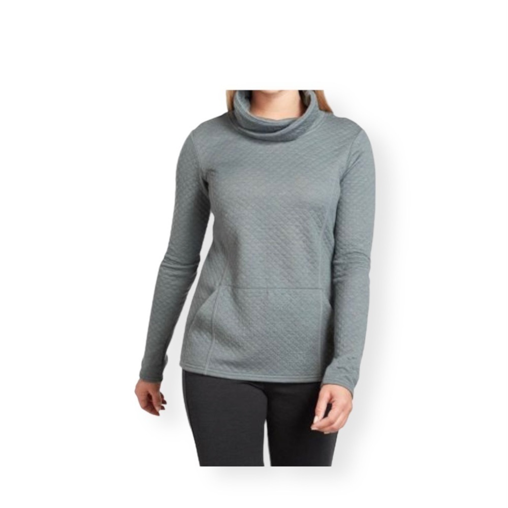 Kuhl Women's Athena Pullover in Pewter Green Size Medium.